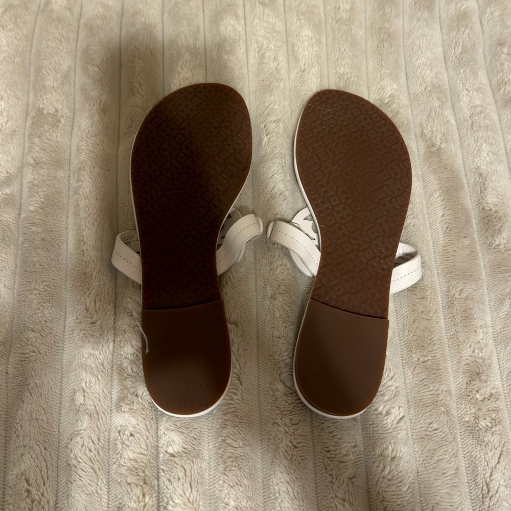 Tory Burch Miller Sandal White / Gold Women’s Size 7 8.5 and 9 - Picture 6 of 6